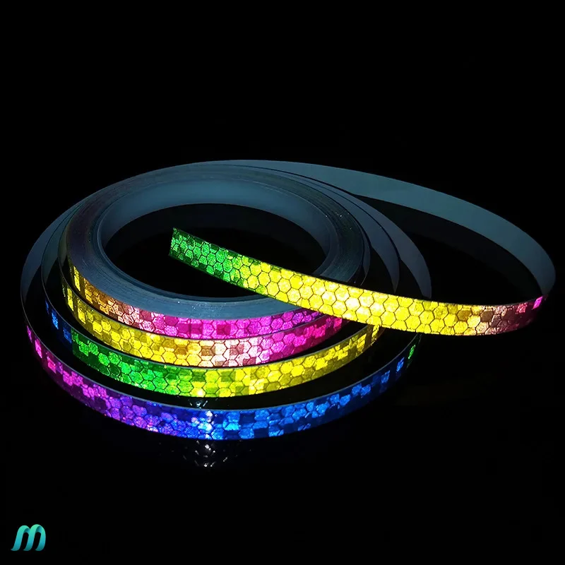 banda autoadeziva reflectorizanta multicolor 1cm 8m enzoria [4]