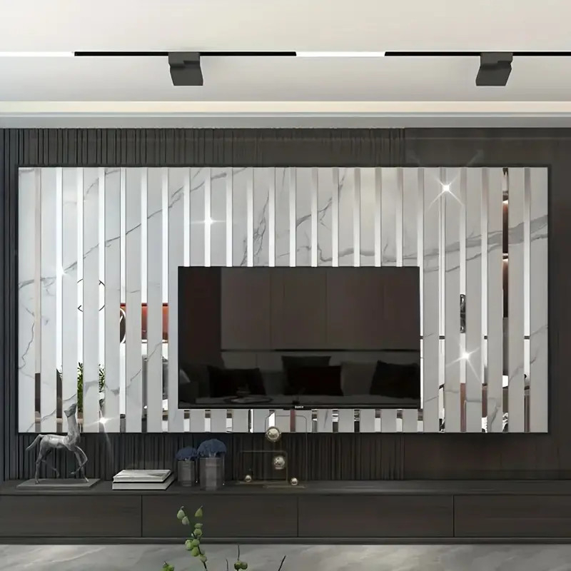 banda decorativa inox oglinda argintiu enzoria [6]