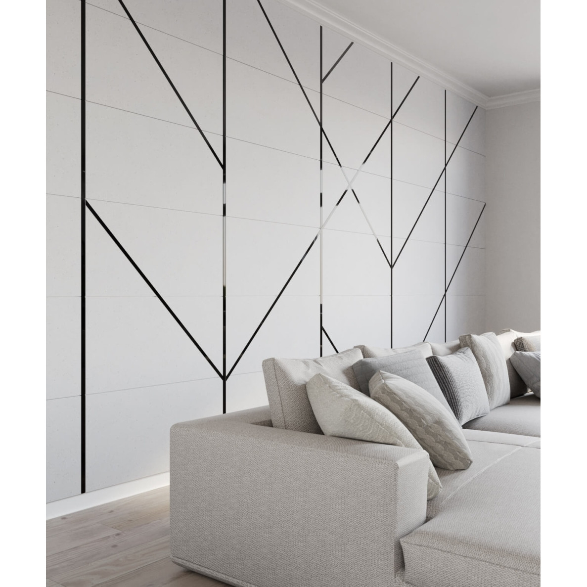 banda decorativa inox autoadeziva neagra 1cm enzoria [12]