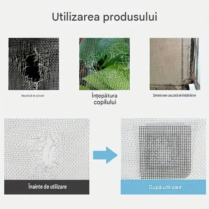 banda reparare plasa tantari fibra de sticla negru enzoria [9]