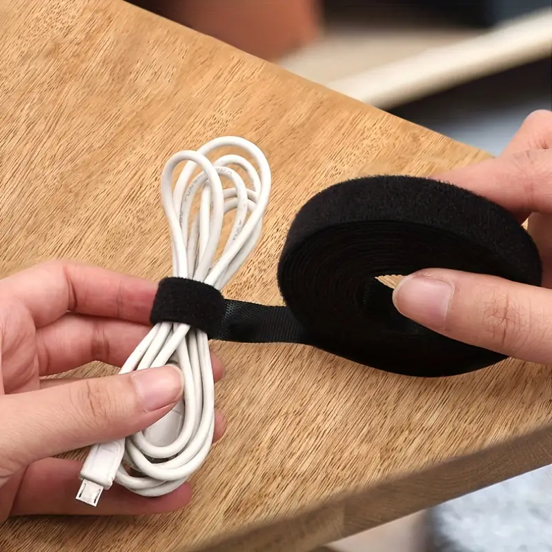banda velcro organizare cabluri negru enzoria [6]