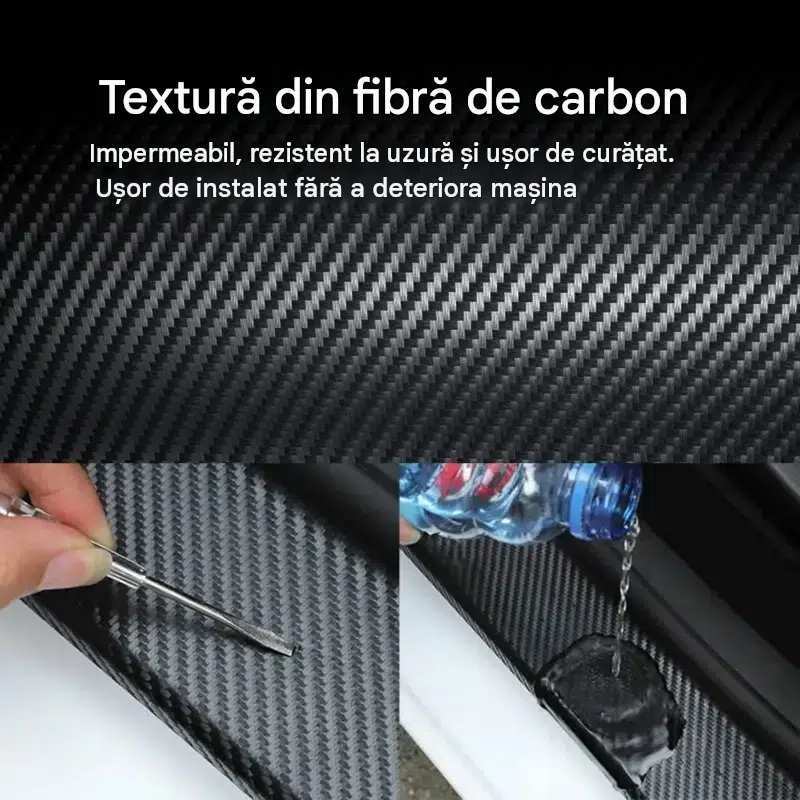 banda adeziva carbon protectie tuning negru enzoria [2]
