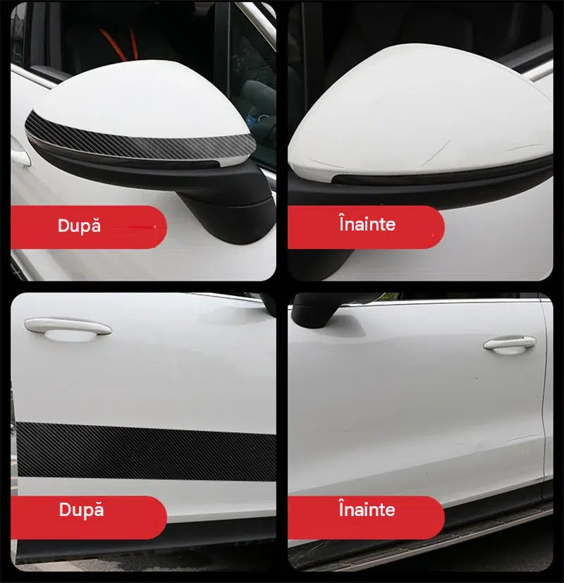 banda adeziva carbon protectie tuning negru enzoria [7]