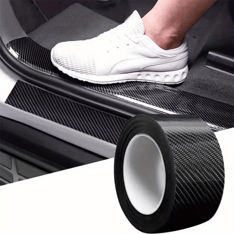 banda adeziva carbon protectie tuning negru enzoria [9]