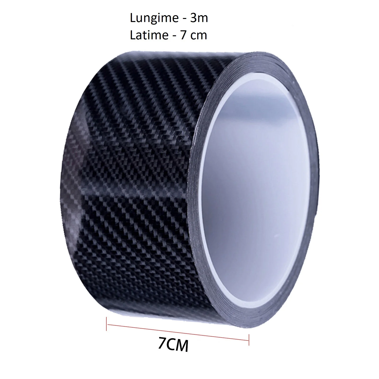 banda adeziva carbon protectie tuning negru enzoria [6]