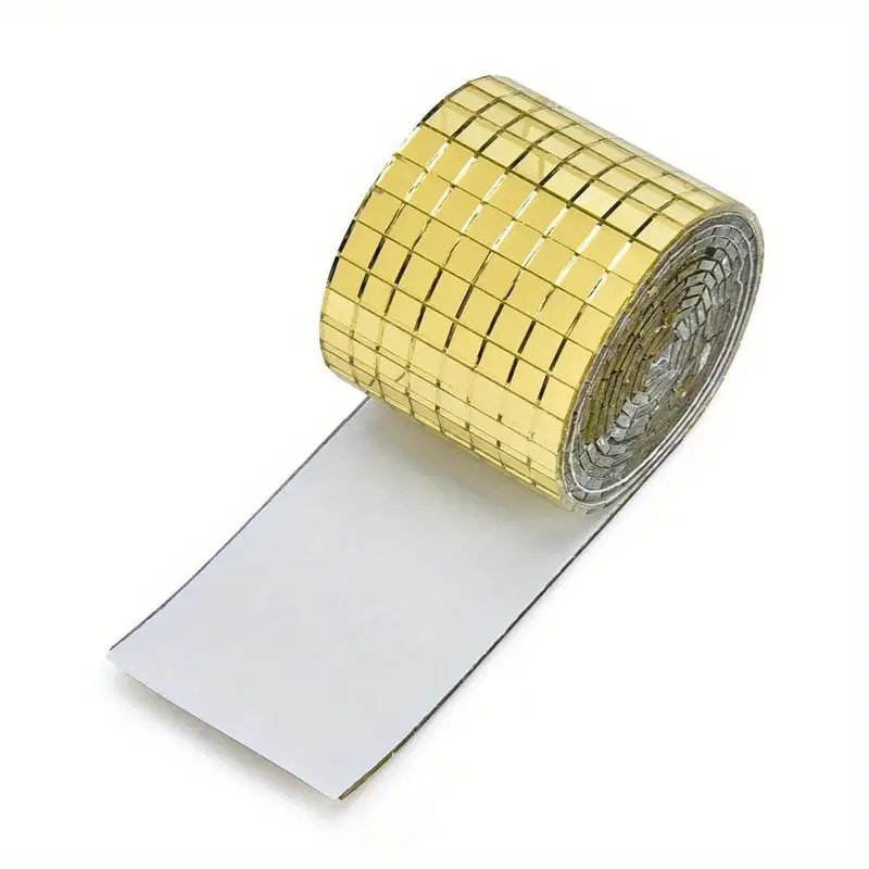 banda adeziva decorativa oglinda auriu Enzoria [7]
