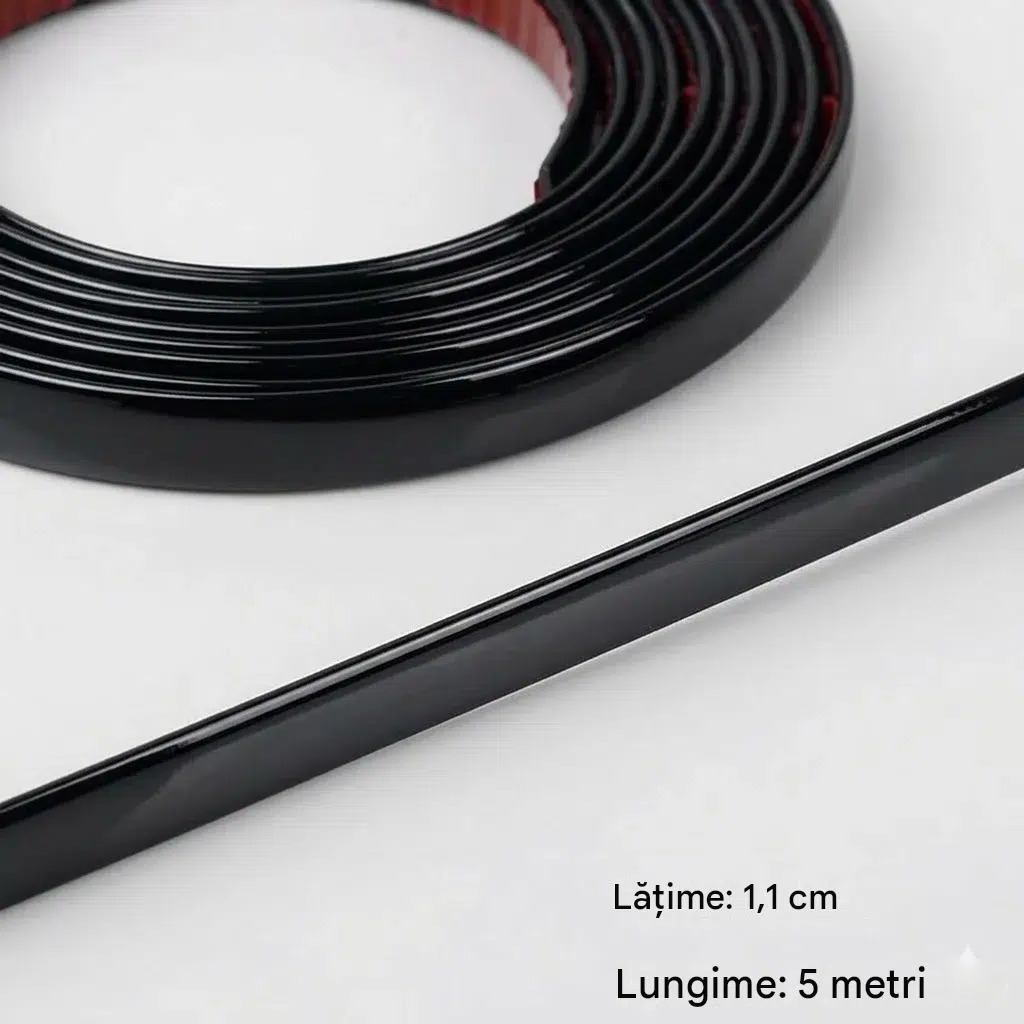 banda decorativa autoadeziva 1.1 cm negru Enzoria [3]