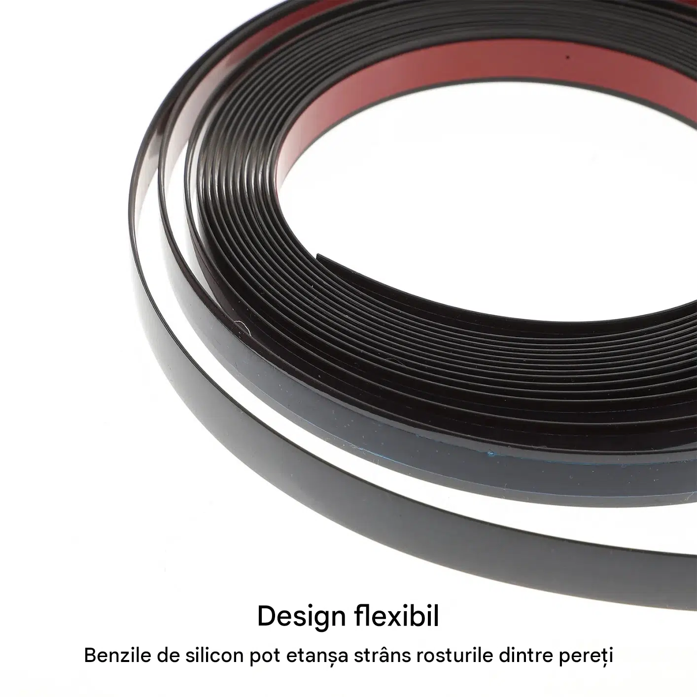 banda decorativa autoadeziva 1.1 cm negru Enzoria [6]