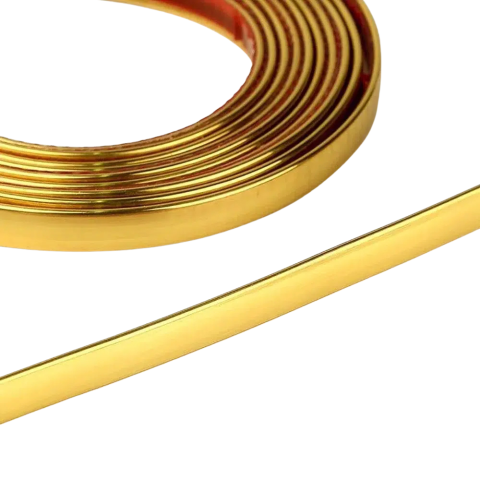 Benzi Decorative - banda decorativa autoadeziva 1.1 cm gold Enzoria