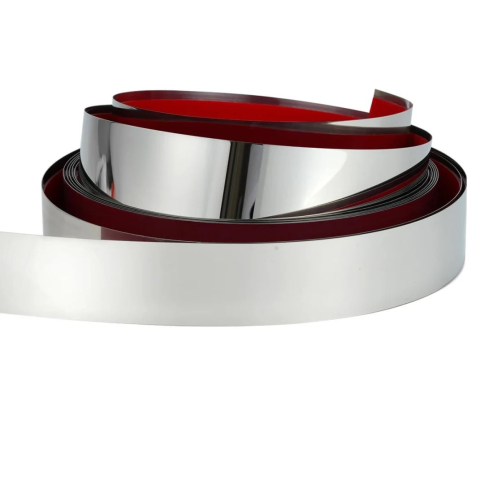 Benzi Decorative - banda decorativa inox efect oglinda argintiu 3cm Enzoria