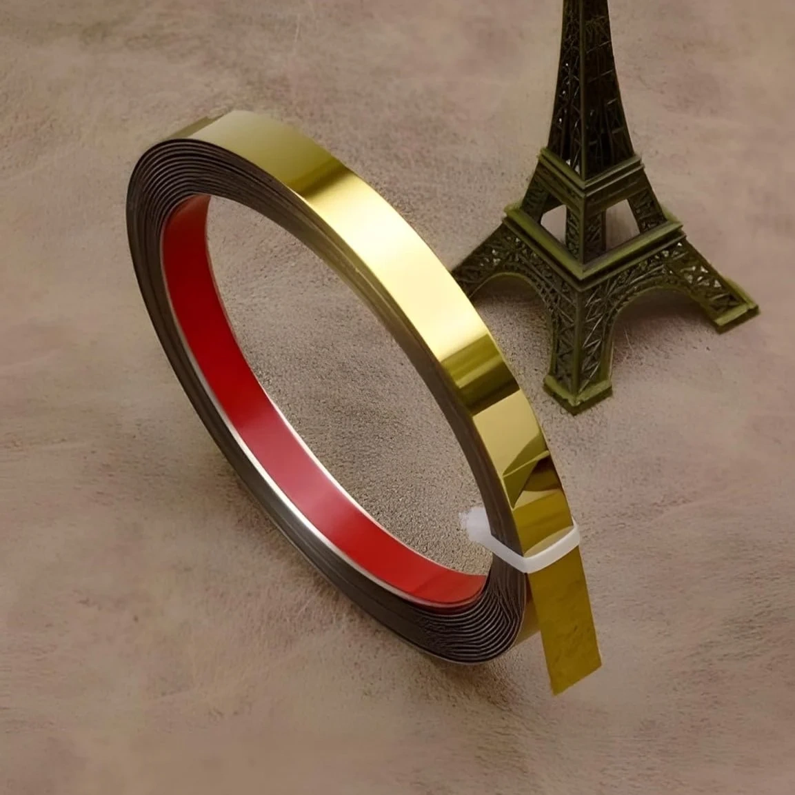 banda decorativa efect oglinda gold 1cm enzoria [2]
