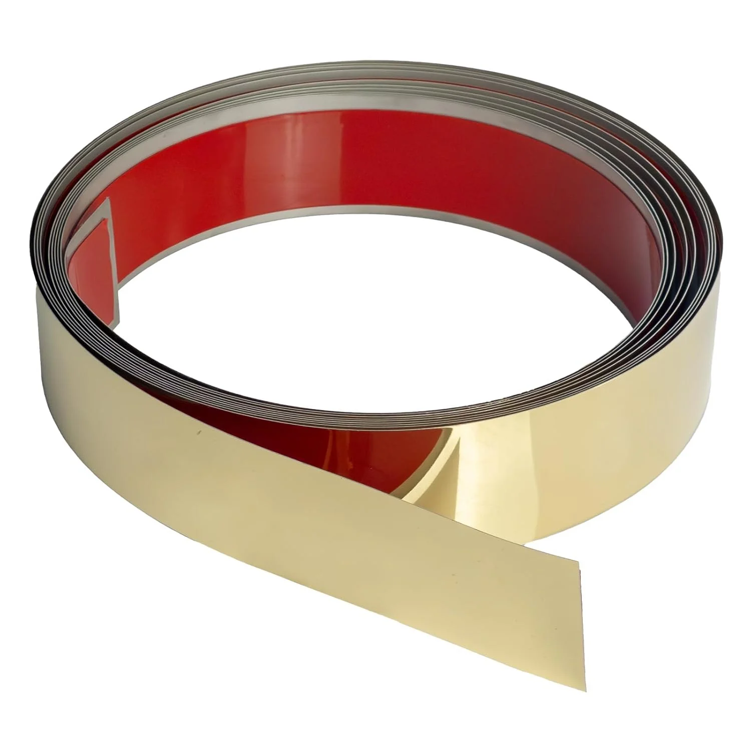 Benzi Inox Efect Oglinda - banda decorativa efect oglinda gold 4cm enzoria