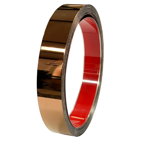 Benzi Decorative - banda decorativa efect oglinda rose gold 3cm enzoria