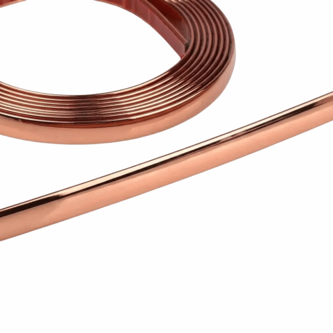 Benzi Decorative - banda decorativa autoadeziva rose gold 1.1 cm Enzoria