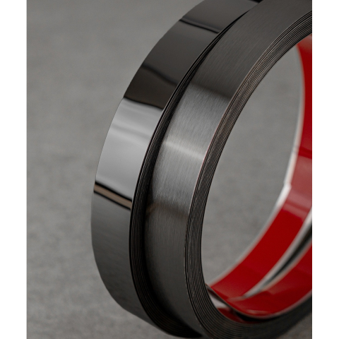 banda decorativa inox autoadeziva negru periat enzoria [2]