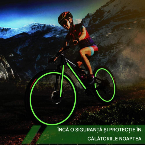 banda fosforescenta autoadeziva verde 2x300 cm Enzoria [5]