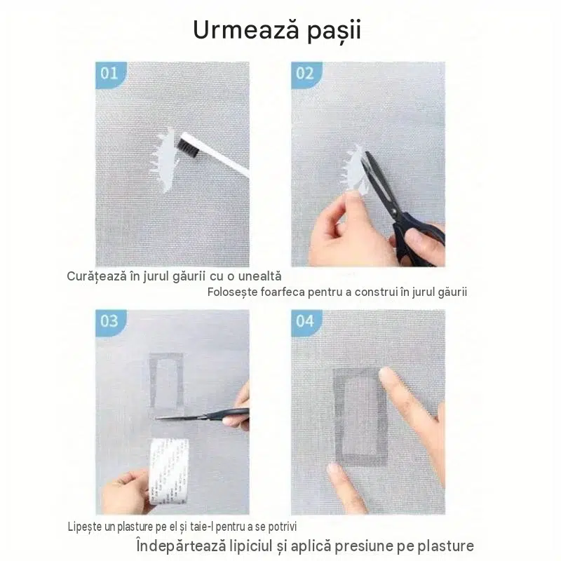 banda reparare plasa tantari fibra de sticla gri enzoria [7]