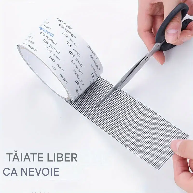 banda reparare plasa tantari fibra de sticla negru enzoria [7]