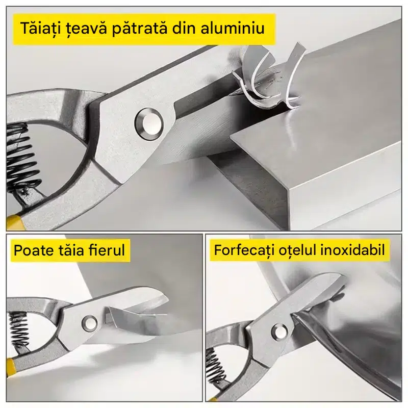 foarfeca tabla lama zimtata inox argintiu enzoria [3]