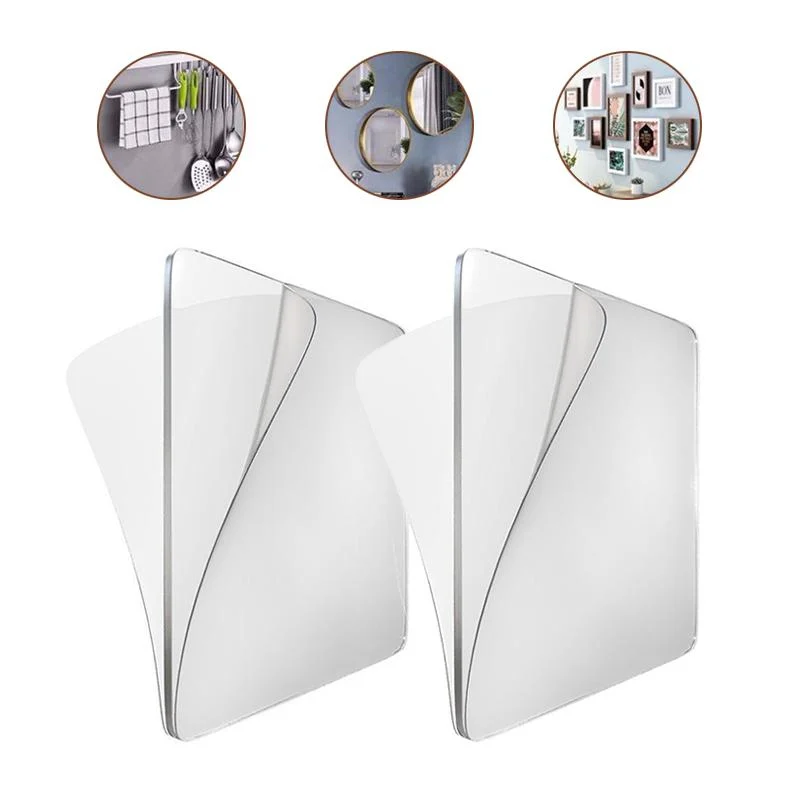 Benzi Autoadezive Utilitare - placute dublu adezive transparente 6x6 cm Enzoria