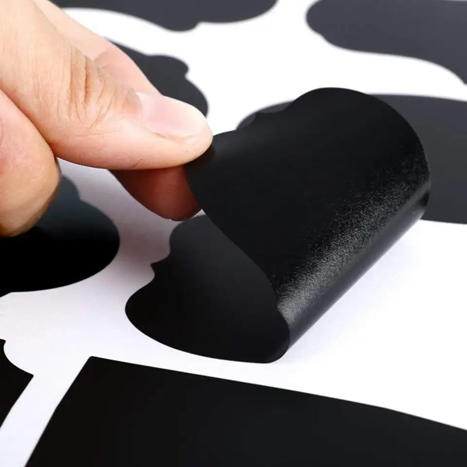 set etichete autocolante negre marker alb Enzoria [5]