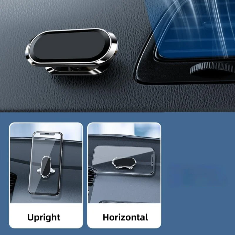 suport telefon magnetic autoadeziv negru lucios Enzoria [1]