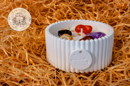 Produse - Lumânarea Zodiac — Berbec ♈: 21 martie – 19 aprilie (Element: Foc)