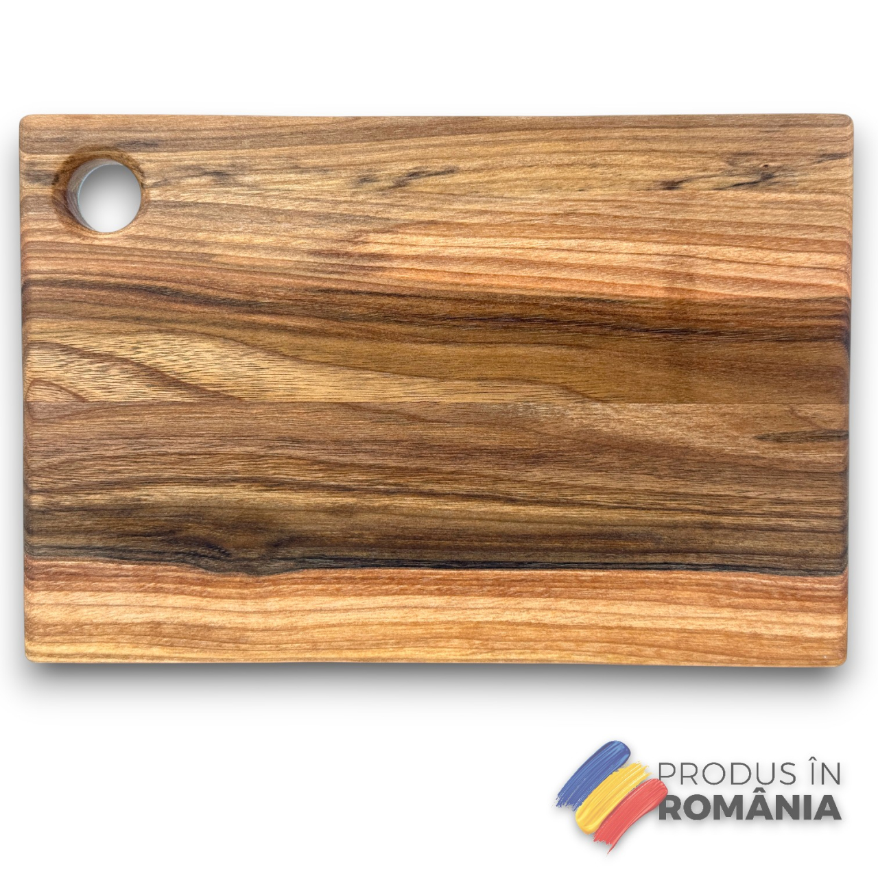 Tocator din lemn masiv de nuc european, Fund de bucatarie pentru taiat/servire, calitate superioara, 30x20 cm [8]