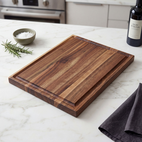 Tocătoare clasice - Tocator clasic din lemn masiv de nuc european 40x30x2.5 cm EpiCraft