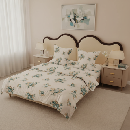 Lenjerii Bumbac - trandafir-verde