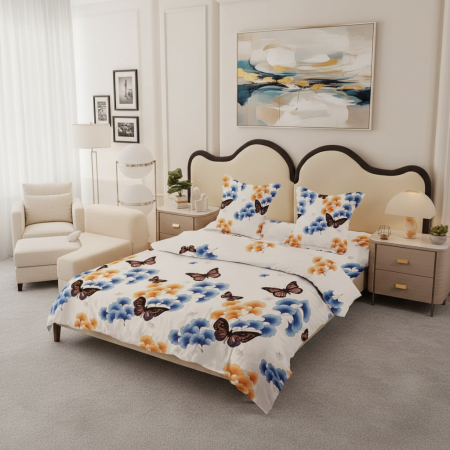 Lenjerii Bumbac - fluturi-bleu