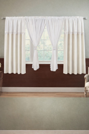 Draperii / Perdele - Set 2 x Draperii ( 150x180cm) + Perdea ( 400x180cm ) x116