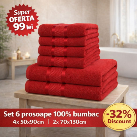 Prosoape Bumbac - set-prosoape-visiniu