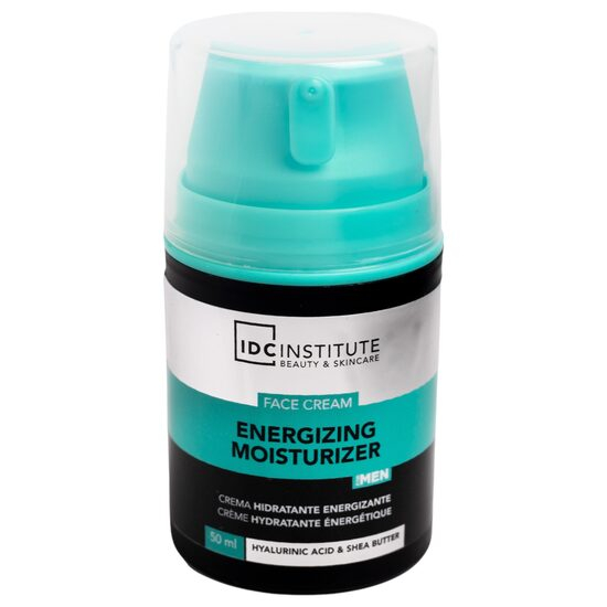 Cremă de față energizantă și hidratantă pentru bărbați cu acid hialuronic și unt de shea IDC Institute  50 ml [1]