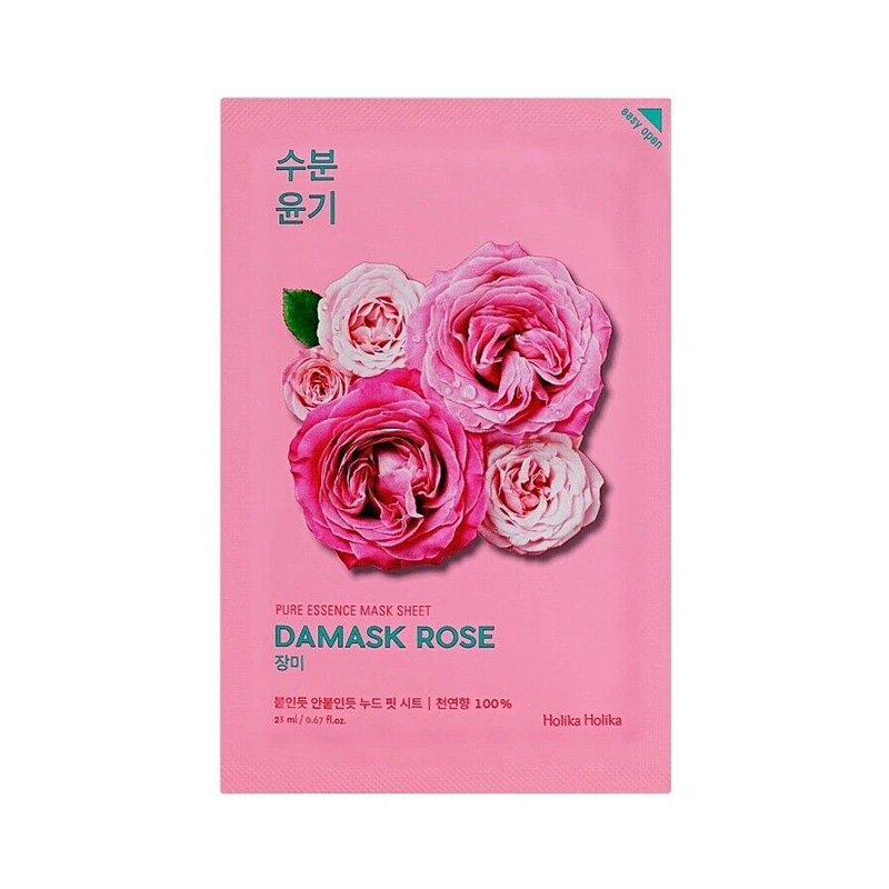 Masca de fata Pure Essence cu Trandafir de Damasc Holika Holika [1]