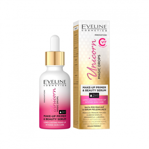 Make-up - Baza de machiaj serum Eveline Unicorn 2 in 1 30 ml