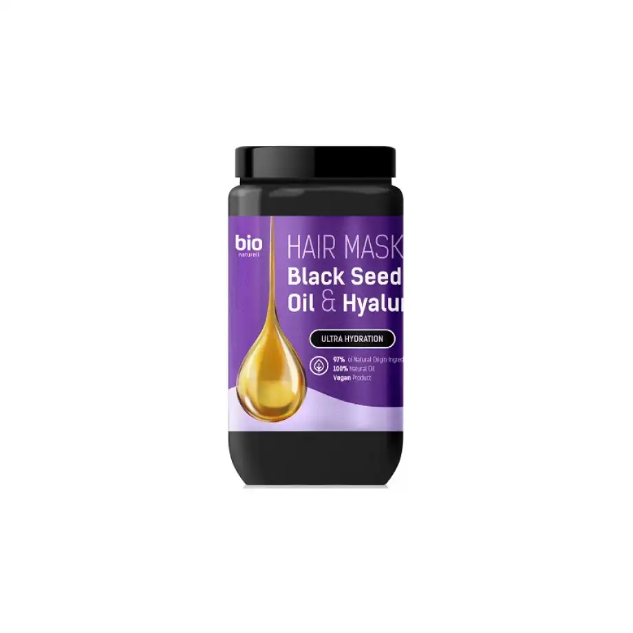 Masca pentru par - Bio Naturell BlackSeed Oil&Hyaluron Masca de par, 295ml