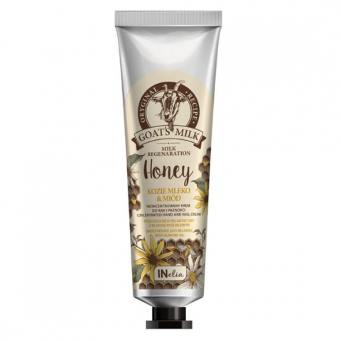 Creme pentru maini - Crema pentru maini si unghii concentrata, cu lapte de capra si miere INelia Revers 100 ml
