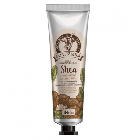 Creme pentru maini - Crema pentru maini si unghii concentrata, cu lapte de capra si unt de shea INelia Revers 100 ml