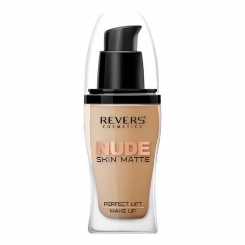 Make-up - Fond de ten matifiant, Nude Skin Matte Perfect, Revers, 30ml, Nr 51, Piersica