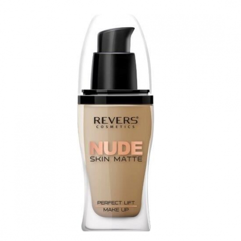 Make-up - Fond de ten matifiant, Nude Skin Matte Perfect, Revers, 30ml, Nr 53 Bronze
