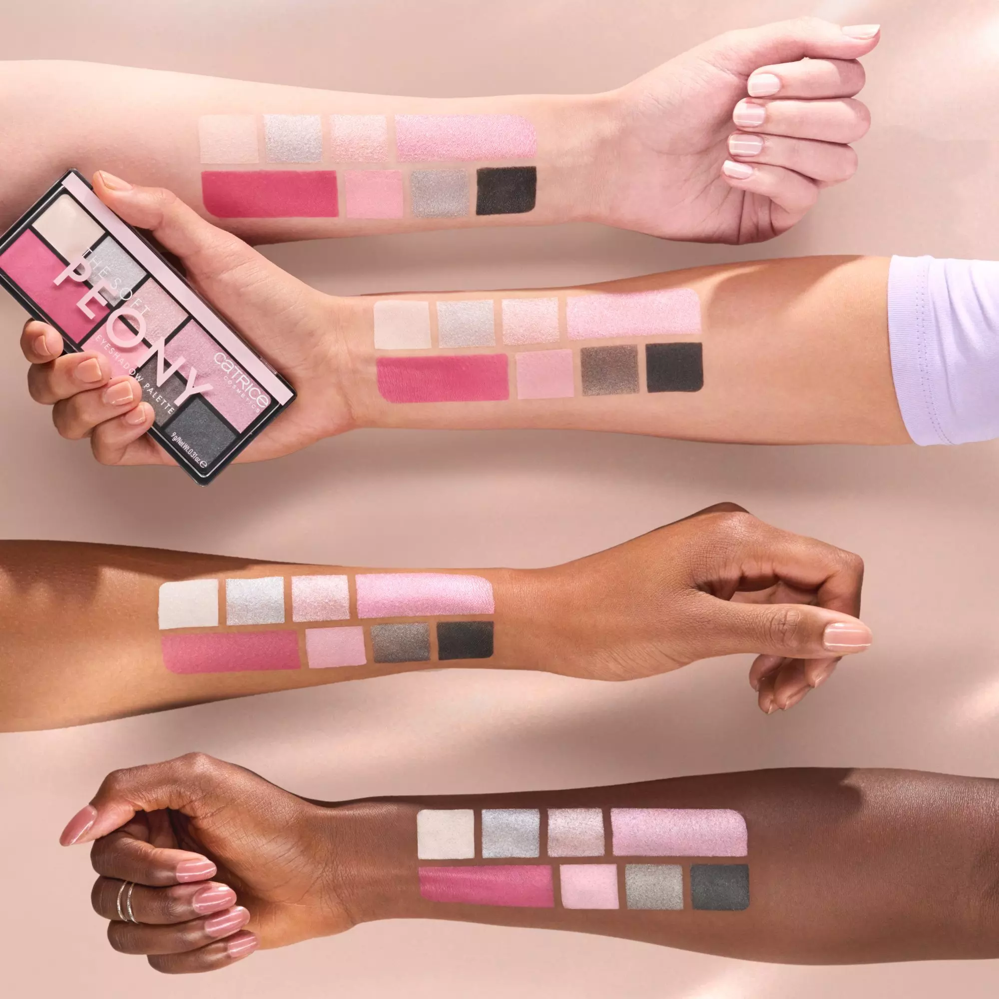 Fard de ochi - Paleta de farduri pentru pleoape Soft Peony Catrice
