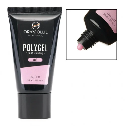 Diverse - Polygel #6 Oranjollie 30 ml