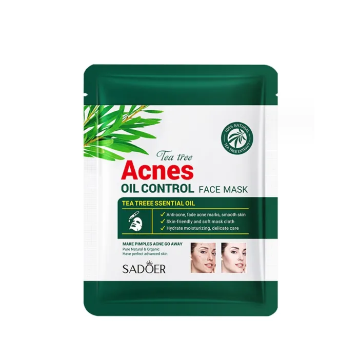 Ingrijirea fetei - Sadoer Masca de fata Anti Acnee cu Arbore de ceai 25 g Oil Control