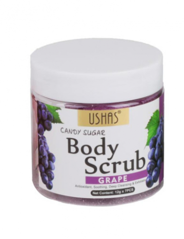 Ingrijire ten - Scrub de Corp USHAS Candy Sugar cu Struguri 12g x 7 buc