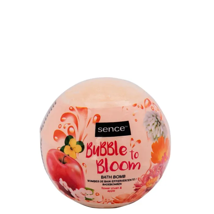 Sare si Perle de baie - Sence Beauty Bomba de baie 120 g Flower Crush&Apple