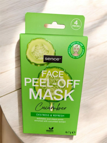 Ingrijirea fetei - Sence Beauty Masca de fata 4x7 g Peel-Off Cucumber Destress&Refresh