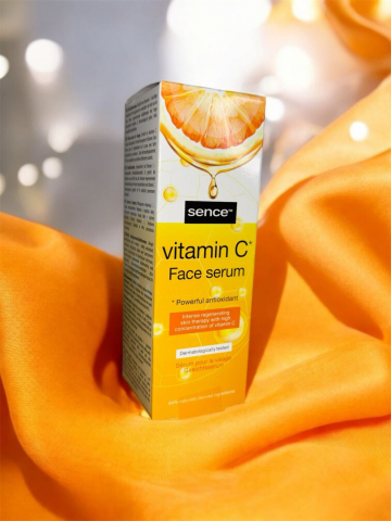 Serum fata - Sence Beauty Serum pentru fata 30 ml Vitamin C Antioxidant