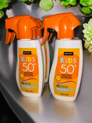Copii - Sence Sun Lotiune de plaja cu pompa pentru copii 250 ml SPF50