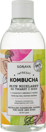 ÎNGRIJIREA TENULUI - Soraya reFRESH Kombucha Apa Micelara 400 ml
